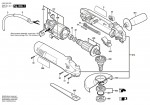 Bosch 0 603 400 003 Pws 600 Angle Grinder 230 V / Eu Spare Parts